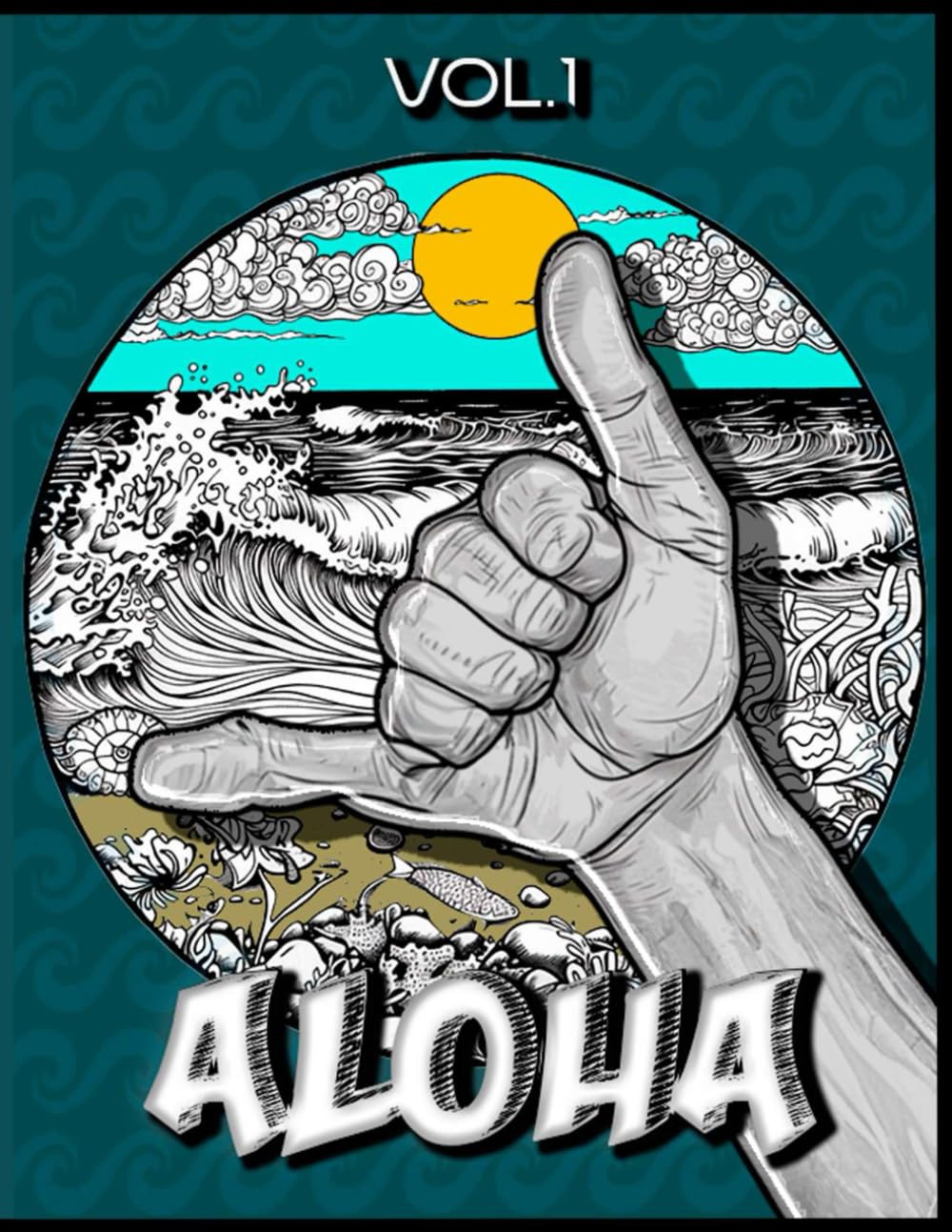 Aloha VOL.1: Surfing magazine / coloring book