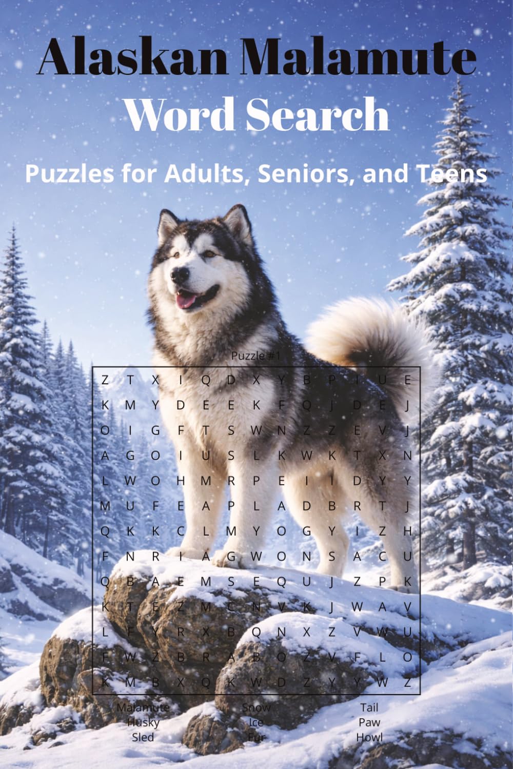 Alaskan Malamute Word Searches: Word Searches With Easy to Read Print About Alaskan Malamutes, Dog Sled Racing, Alaskan Malamute Breeding and More (6 ... for Vacation, Holidays and Fun Times.