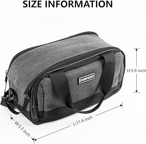Miniatura 6 de Bolsa CPAP para Viaje Compatible con Resmed Airmini, Estuche Portátil para Máquina CPAP y Accesorios, Organizador para Llevar con Tira para Equipaje