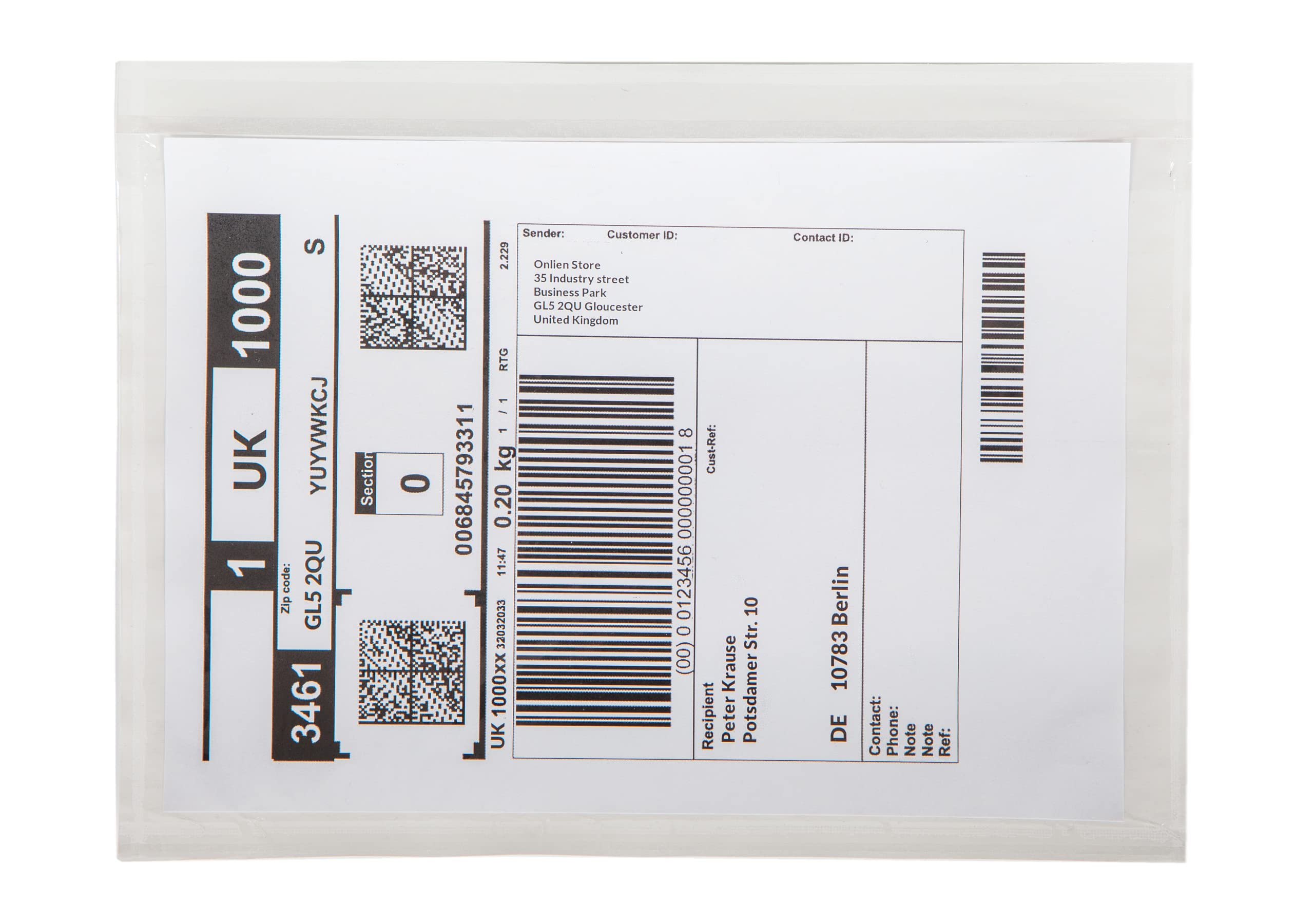 Buste Portadocumenti Trasparenti Autoadesive IMBALLAGGI 2000 - 50 Pezzi 235x175 Mm Per Spedizioni - Foto 14