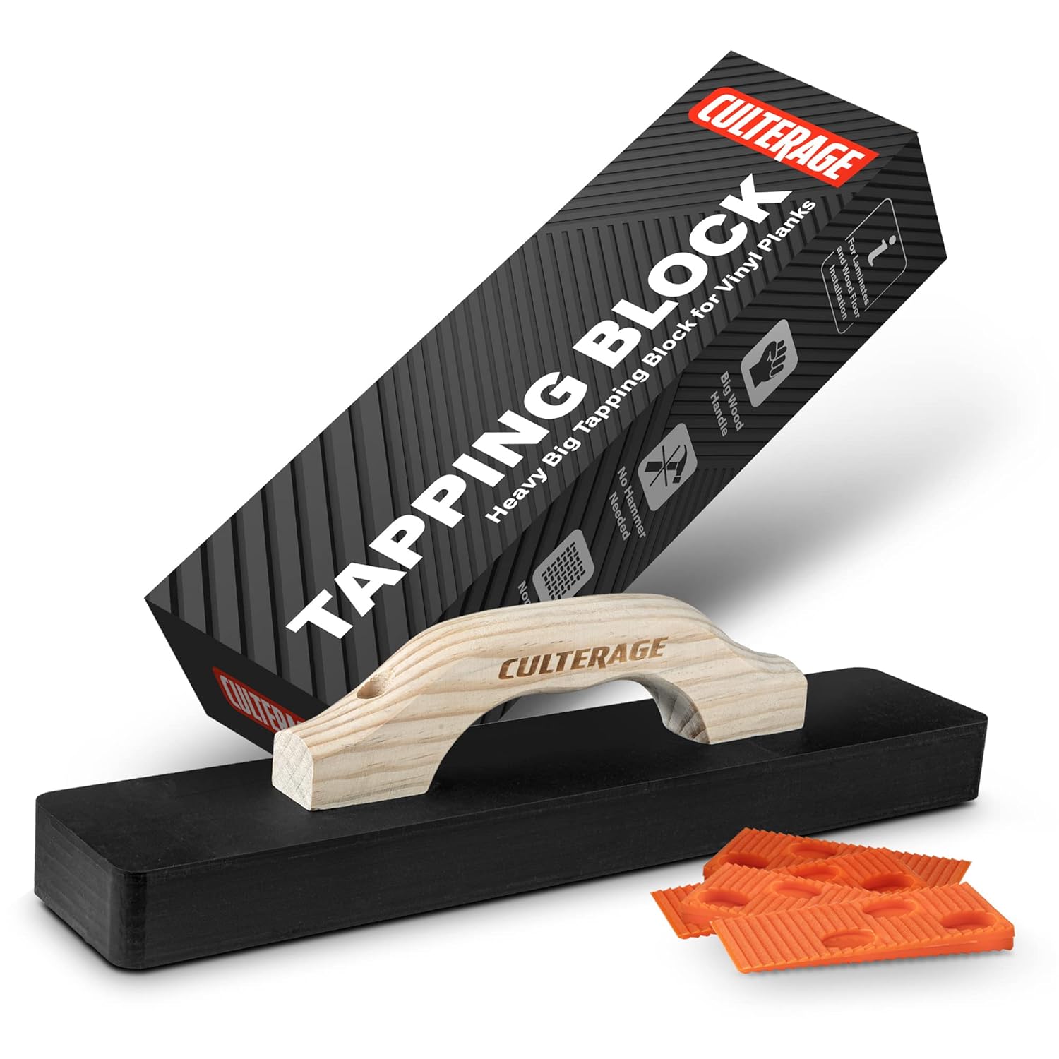Culterage Tapping Block [Incl. 20 Spacer] Laminate Flooring Tools