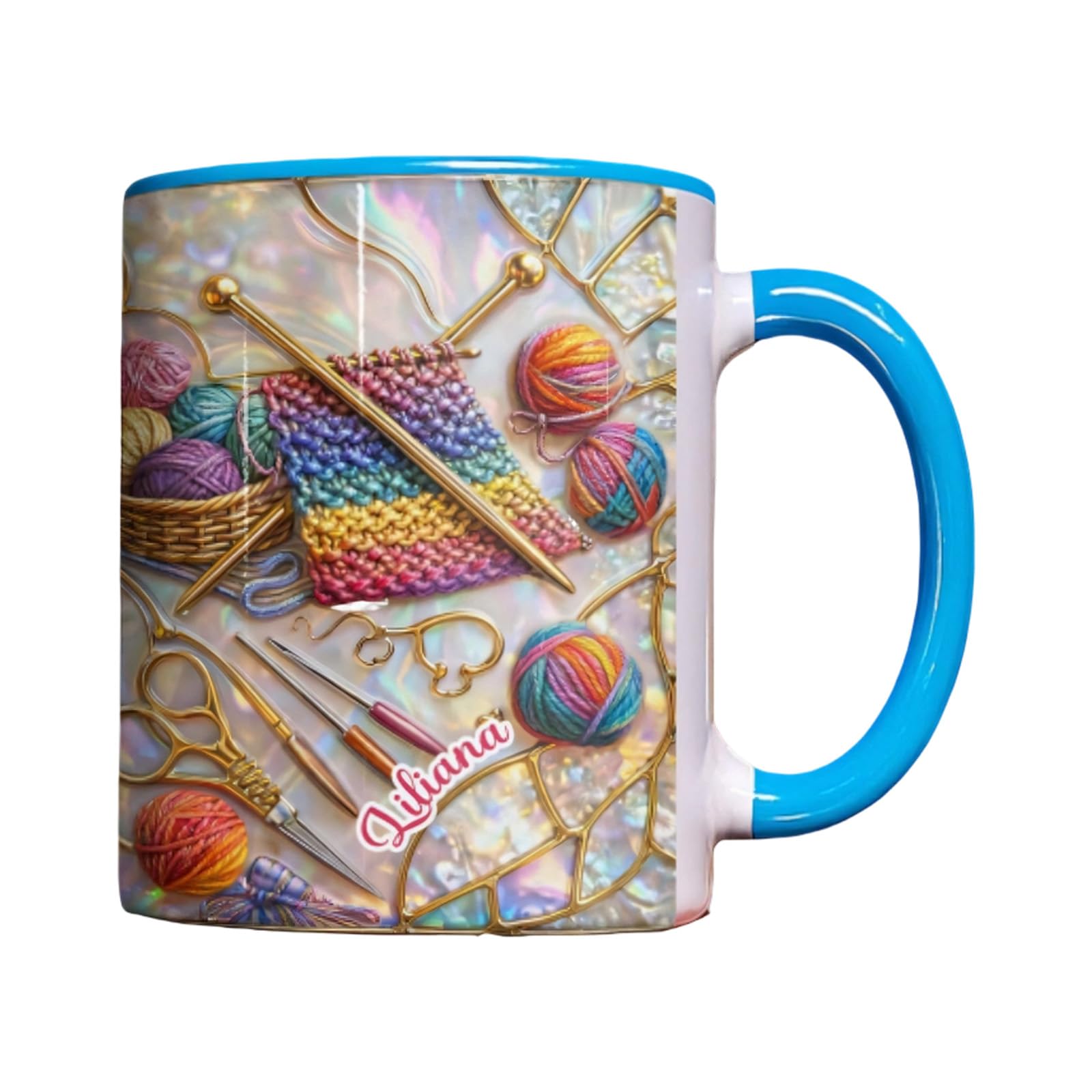 OSNIYAW Sturdy Ceramic Mugs Feature Weaving and Stitching Pattern Drink Container Ideal for Tea Coffee and Hot Beverages Ceramic Sewing Equipment Cup