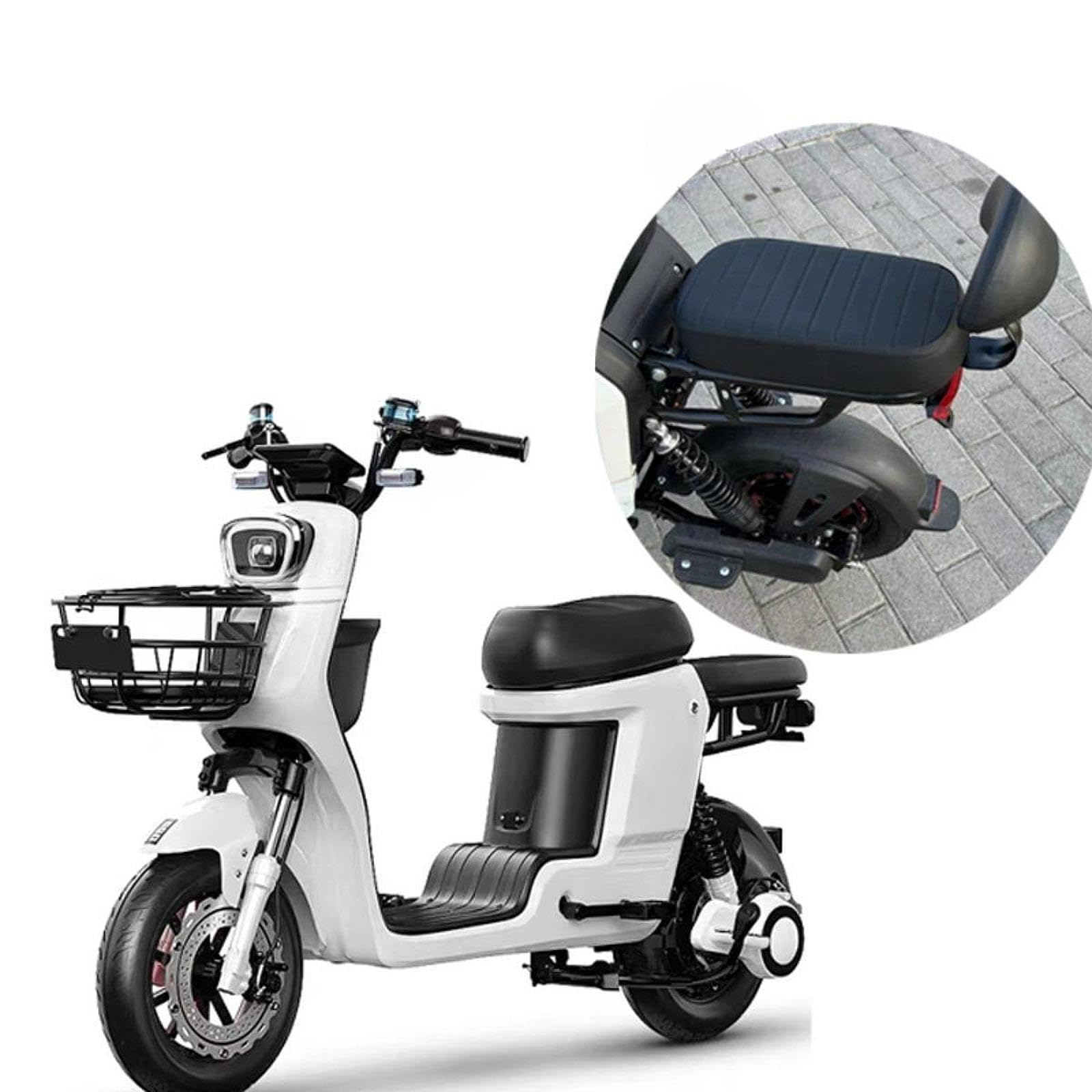 Sella per passeggero, Cuscino per Sedile da Bicicletta, Facile da installare, Pratico Accessorio per Bici, Cuscino per passeggero Posteriore per
