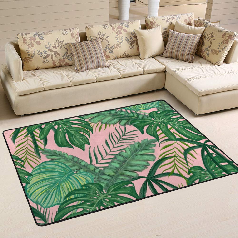Tapis de taille moyenne 80x58 motif végétal haute qualité
