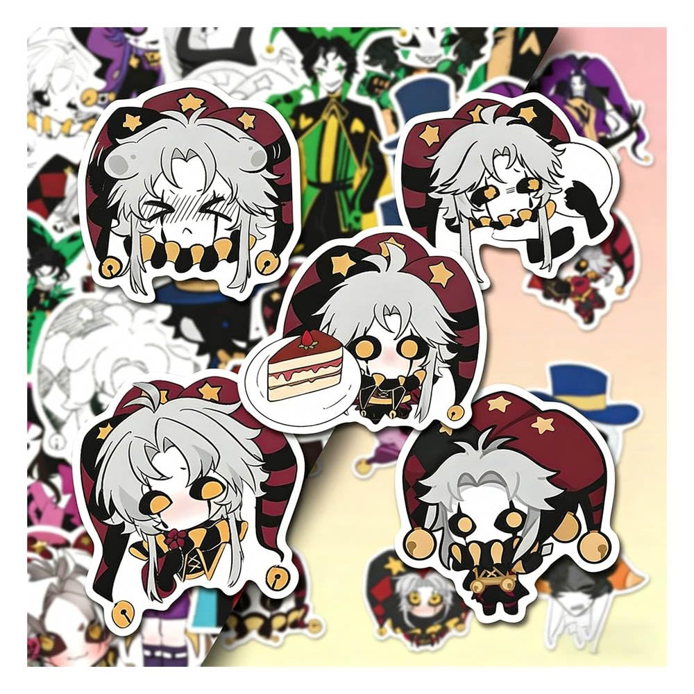 Jusongkwcp Multicolored Freakscircus Stickers, 73 Pcs Figure Vinyl Waterproof Sticker Decals For Party, Water Bottle Scrapbook Laptop Skateboard Computer For Teens Students