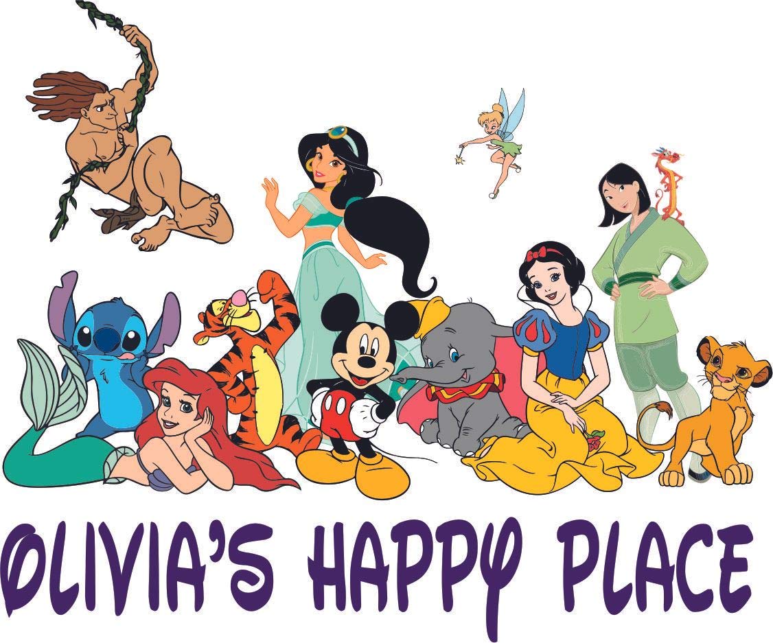 Amazon.com: Cartoons Characters Cartoon Customized Wall Decal - Custom  Vinyl Wall Art - Personalized Name - Baby Girls Boys Kids Bedroom Wall  Decal Room Decor Wall Stickers Decoration Size (18x20 inch) : Baby
