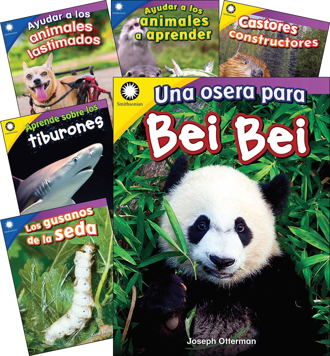 Smithsonian Informational Text: Animals Spanish Grades K-1: 6-Book Set (Spanish Edition)
