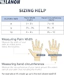 LANON 12 Gants de travail de sécurité, gants de travail mécanicien pour hommes, respirable PU Enduit, maille sans couture,Lavage double, Noir, Grand