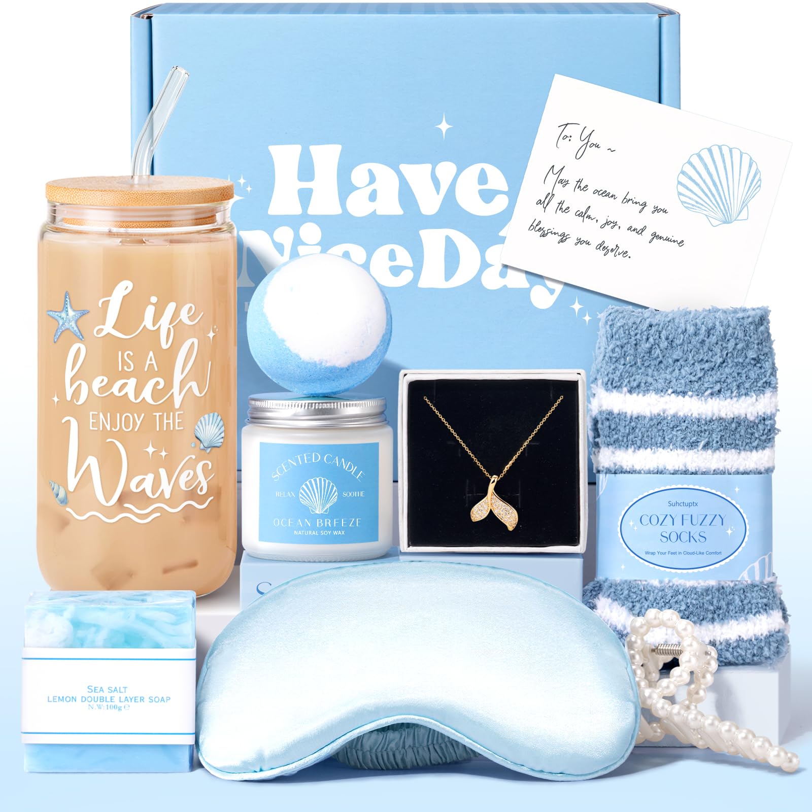 Amazon.com: Gift Baskets for Women, 9pcs Unique Happy Birthday