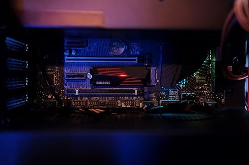 Miniatura 4 de SAMSUNG Disco duro interno de estado sólido PCIe Gen4 M.2 2280 con disipador de calor SSD de 4 TB, velocidad de lectura de hasta 7,450 MBs para
