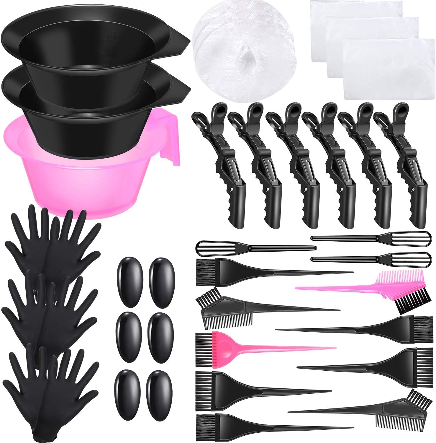 guanti monouso per la colorazione dei capelli