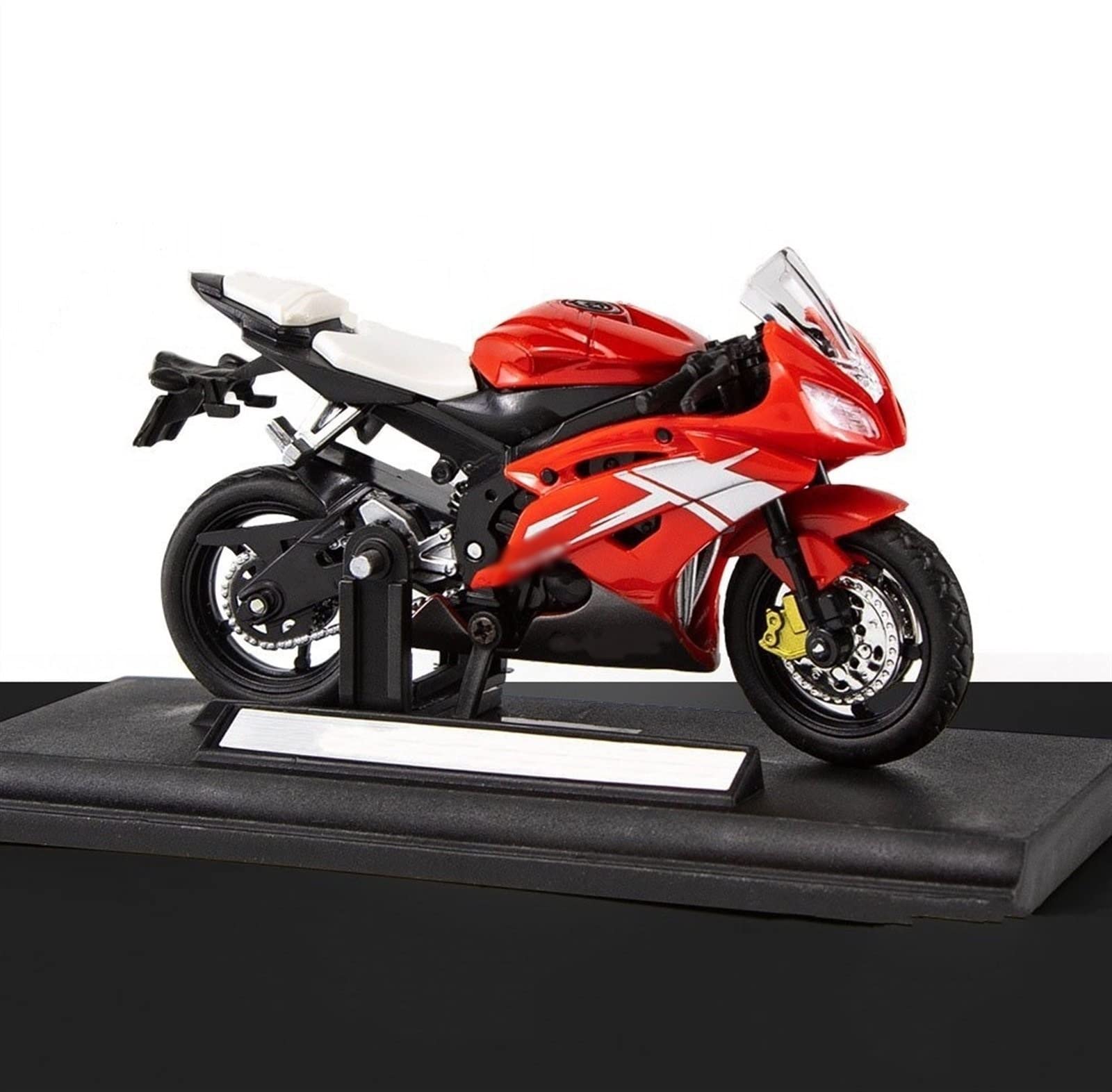 SEYXF Motorbike Toy Motorcycle Model Diecast Toys Boys Birthday Gift Collection 1/18 Scale for Y-AMAHA R6 Alloy