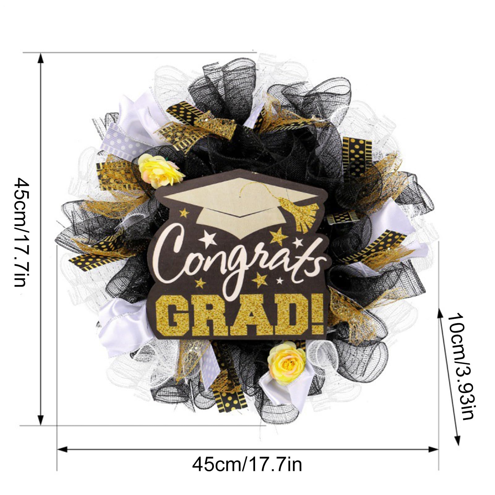 4 Ghirlande Per Laurea Oro E Nero 6 M Ciascuna - Striscioni In PET Con Stelle Glitterate Per Decorazioni - 5