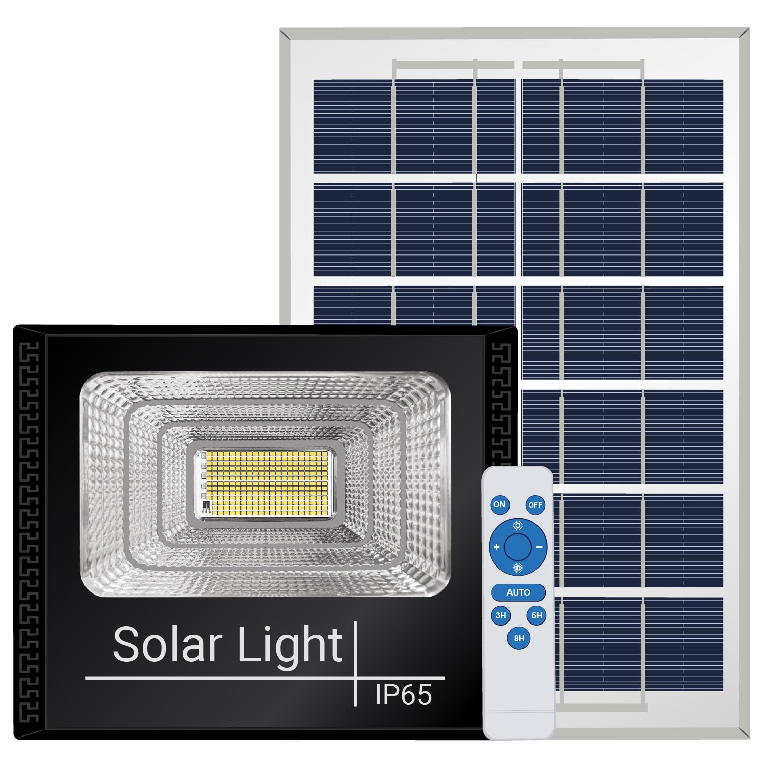 Epyz 100Watt Solar Flood Lights Outdoor Remote Control Solar Led Lights IP65 Waterproof Solar Wall Lamp for Gutter Shed [ Pack of 1, Cold White Light ] [ 5000mAh, 281 LED ] (B0CM9R9WJS) Amazon Price History, Amazon Price Tracker