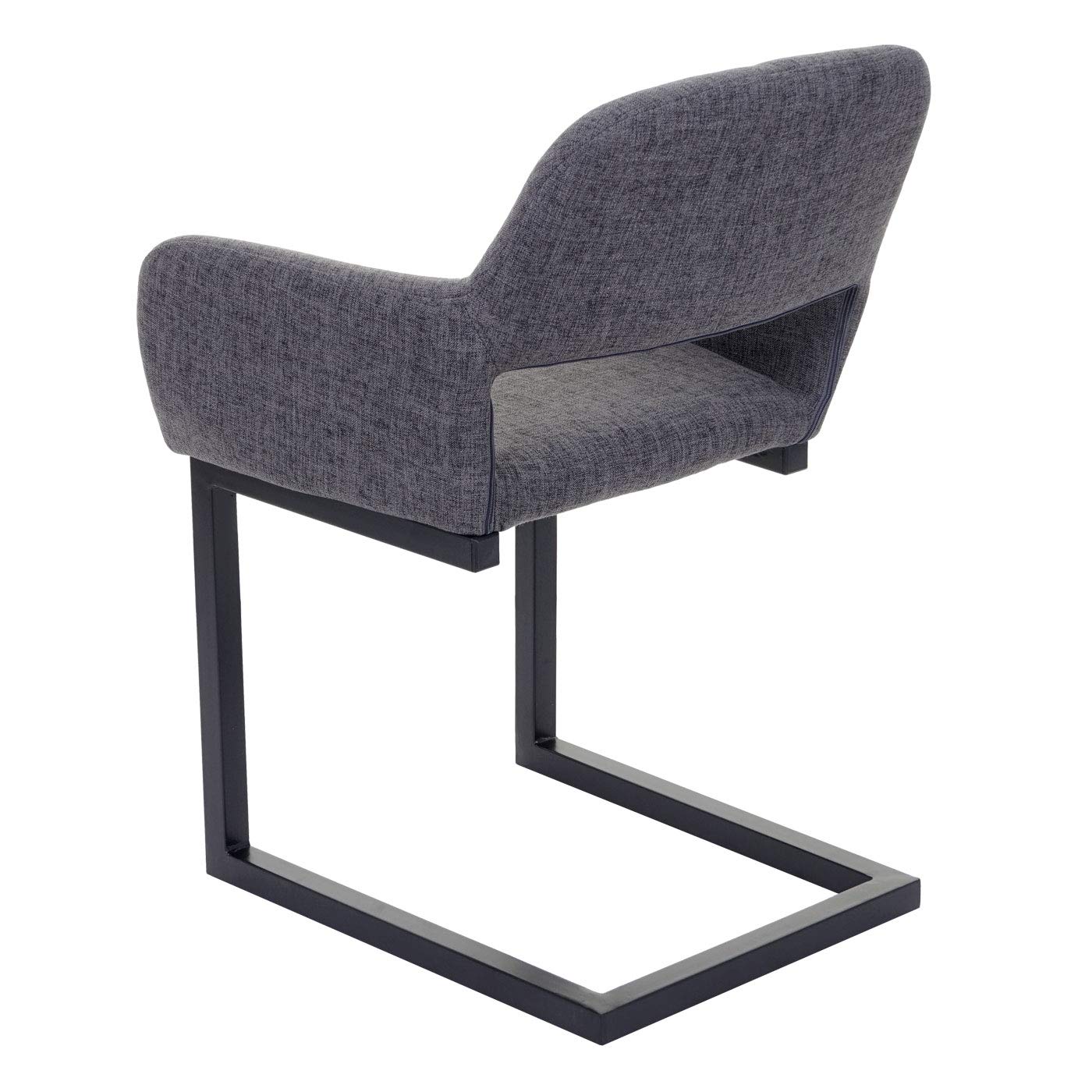Mendler Esszimmerstuhl HWC-A50 II - Stoff, grau