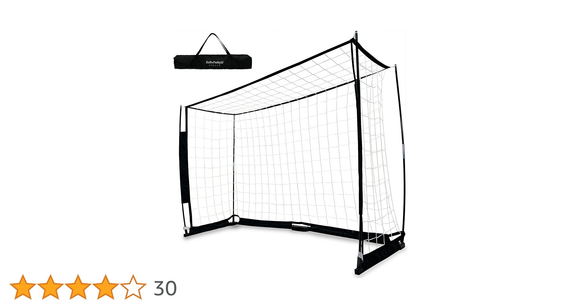 KaRaDa Style ポータブルサッカーゴール 3.5x1.9m KaRaDa Style サッカーゴール 折りたたみ 3.5×1.9m 練習用