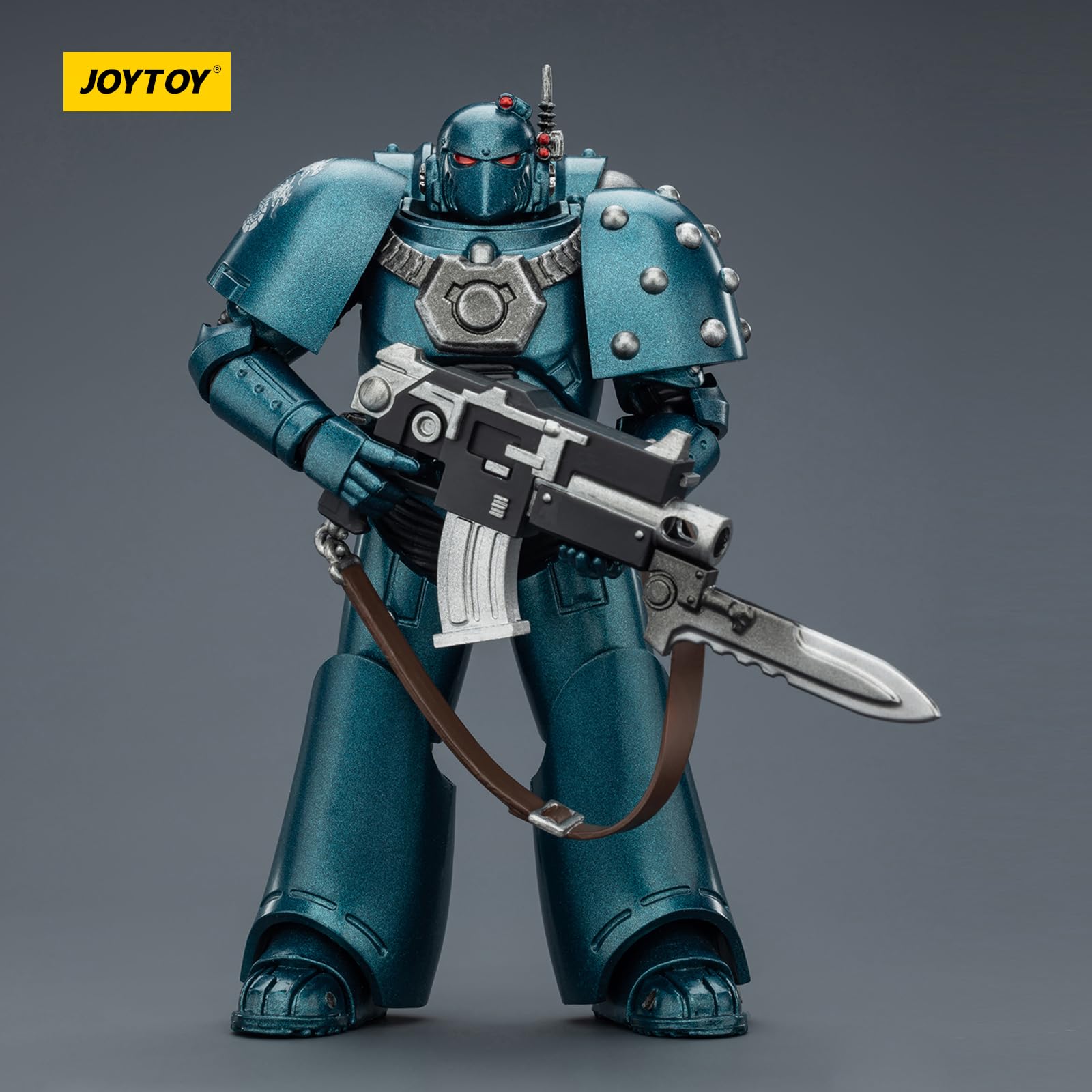 JOYTOY Warhammer 40k Horus Heresy, Alpha Legion MKVI Tactical Legionary 1/18 Figurine d'action à collectionner et à afficher
