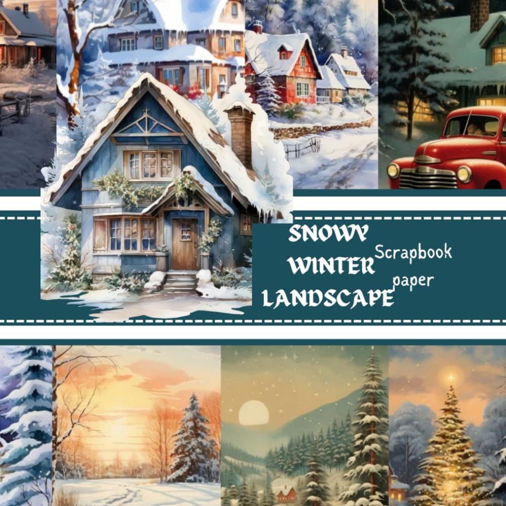 Papier Noël scrapbooking pour créer un album photo de famille
