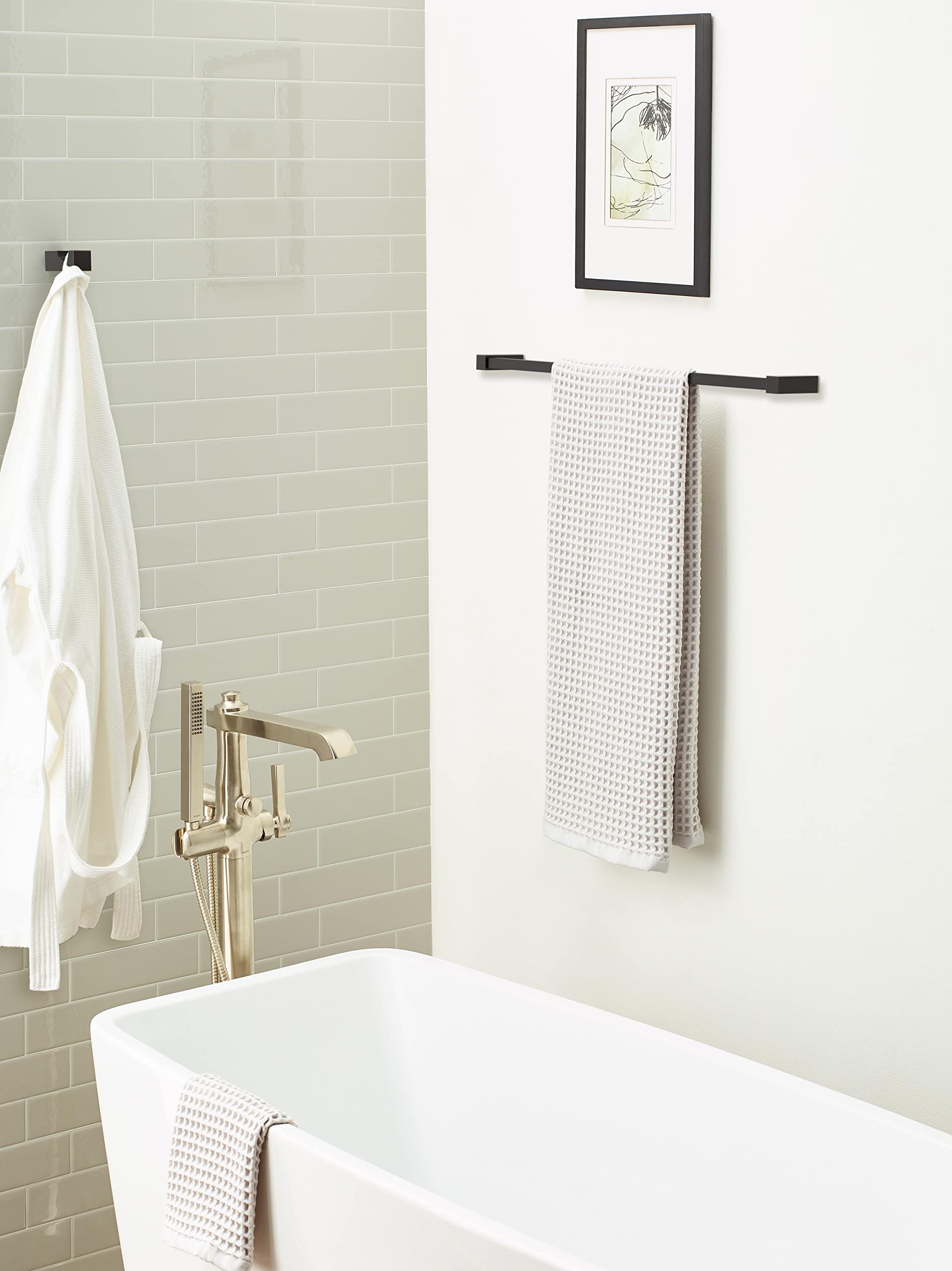 Amerock BH36084ORB, Oil Rubbed Bronze, 24 in. Towel Bar - Image 3