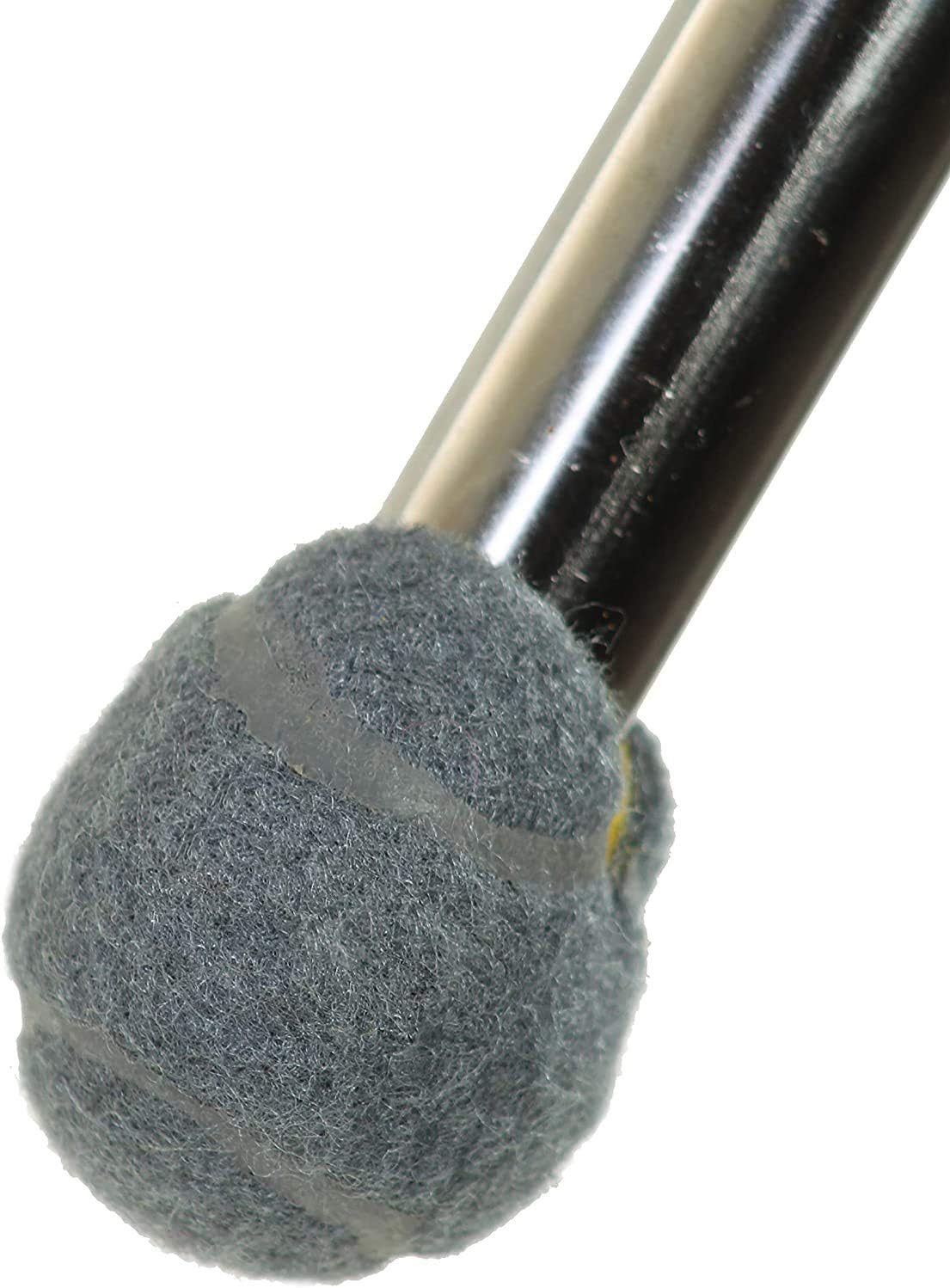 Small 2 Inch PreCut Tennis Ball Glides for Chairs Desks Tables Stools Walkers Leg Floor Protector Heavy Duty Long Lasting Felt Pads for Hard Floor Surfaces-Grey 4 Count
