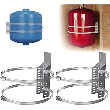 ZhouDaShu Extension Tank Mounting Bracket for Hot Water Heater Thermal Expansion Tank Holder with 2 Earthquake Straps Fits 5 Gallon Hot Water Tanks up to 13" Diameter Set of 2 |  2 33cm 5