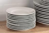 Vista 5 de 10 Strawberry Street 6" Catering Round Appetizer Plate, Set of 12,White