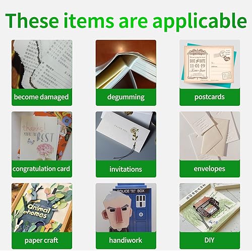 Miniatura 3 de Cerca de Pegamento para libros, color transparente adhesivo, suave, fuerte, impermeable, pegamento para reparación de libros y encuadernación,