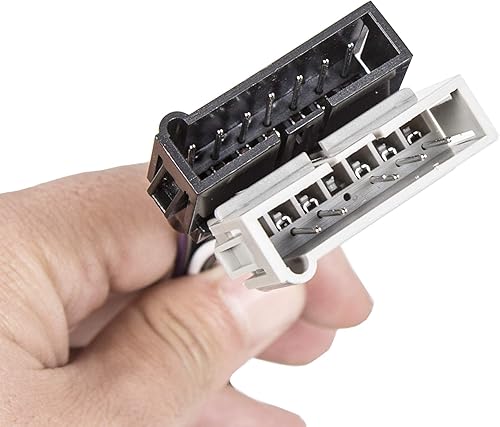 Miniatura 7 de HECASA Kit de tablero de doble DIN compatible con Jeep Wrangler TJ Radio estéreo 1997-2002 Kit de instalación de bisel de tablero