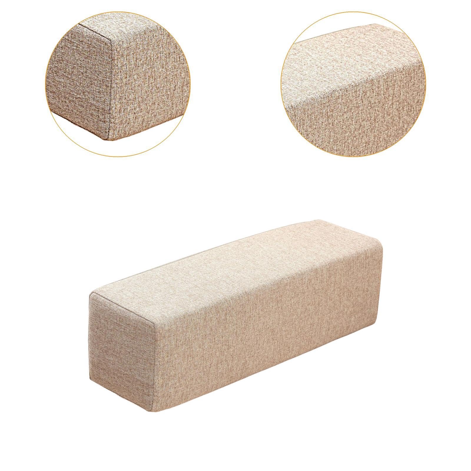 Apoyabrazos Lateral para Sofá, Cojín para Reposabrazos, Cabecero de Regalo, Soporte para, Esponja para Sillón, Dormitorio, Coche, Juegos Y, Café Ligero, Individual