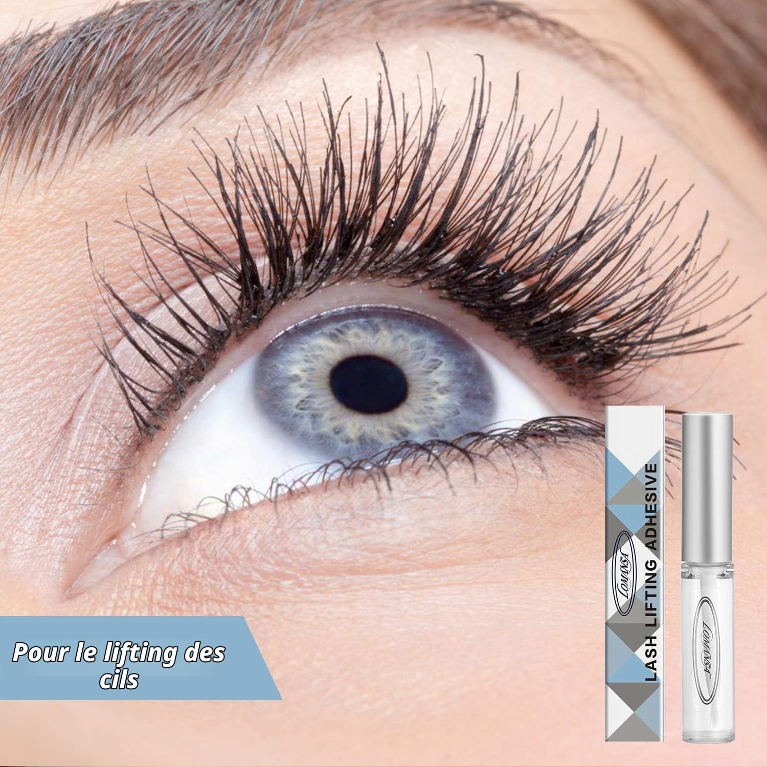 Colle Rehaussement Cils, Lash Lift Colle, Forte Tenue Collante - Convient pour le Salon ou le Bricolage (5 pièces)