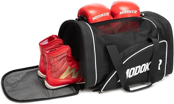Boxing Gym Bag for MMA, BJJ & Muay Thai Gear, Sports Duffle Bag