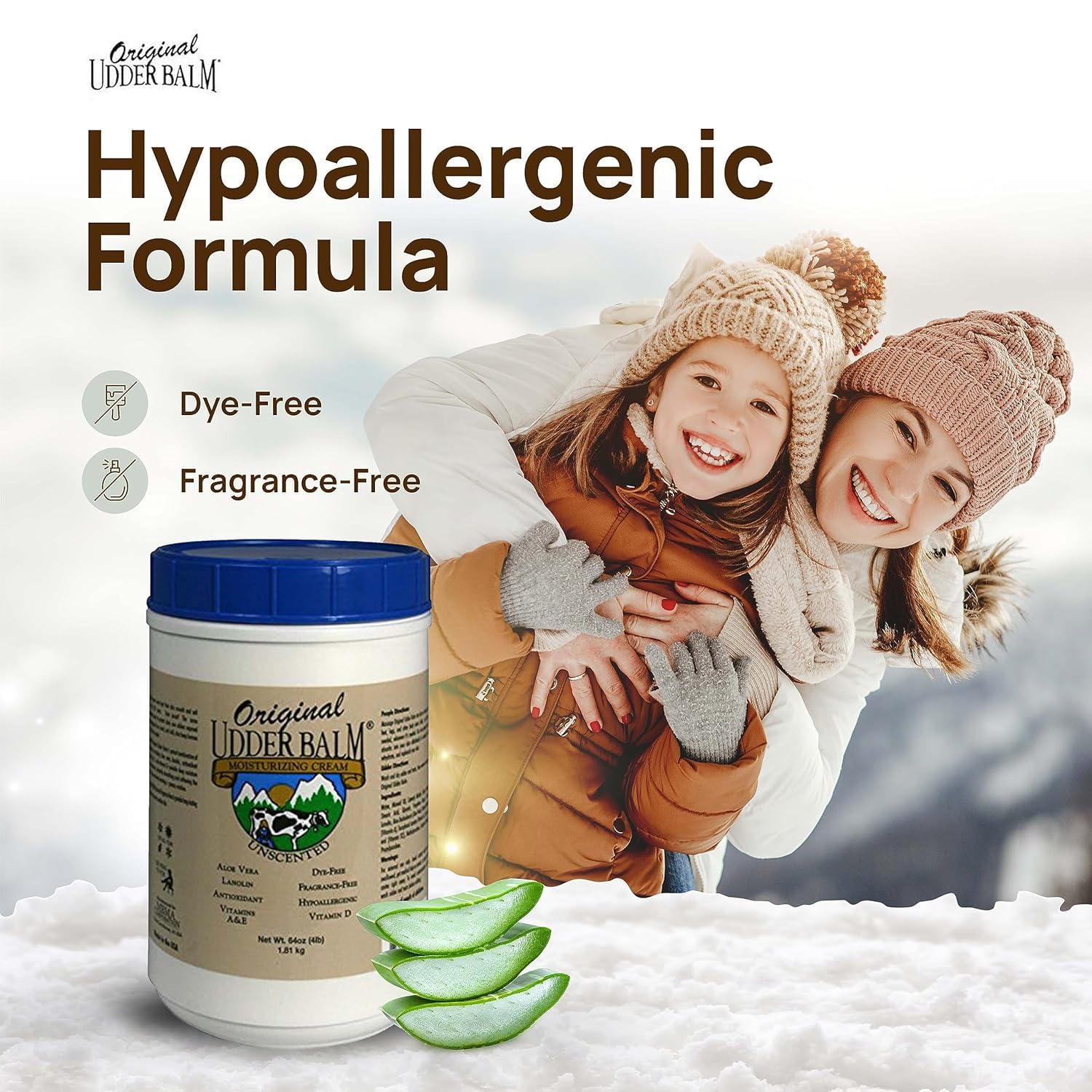 Original Udder Balm Unscented Hypoallergenic Thick Udder Cream for Dry Skin image 5