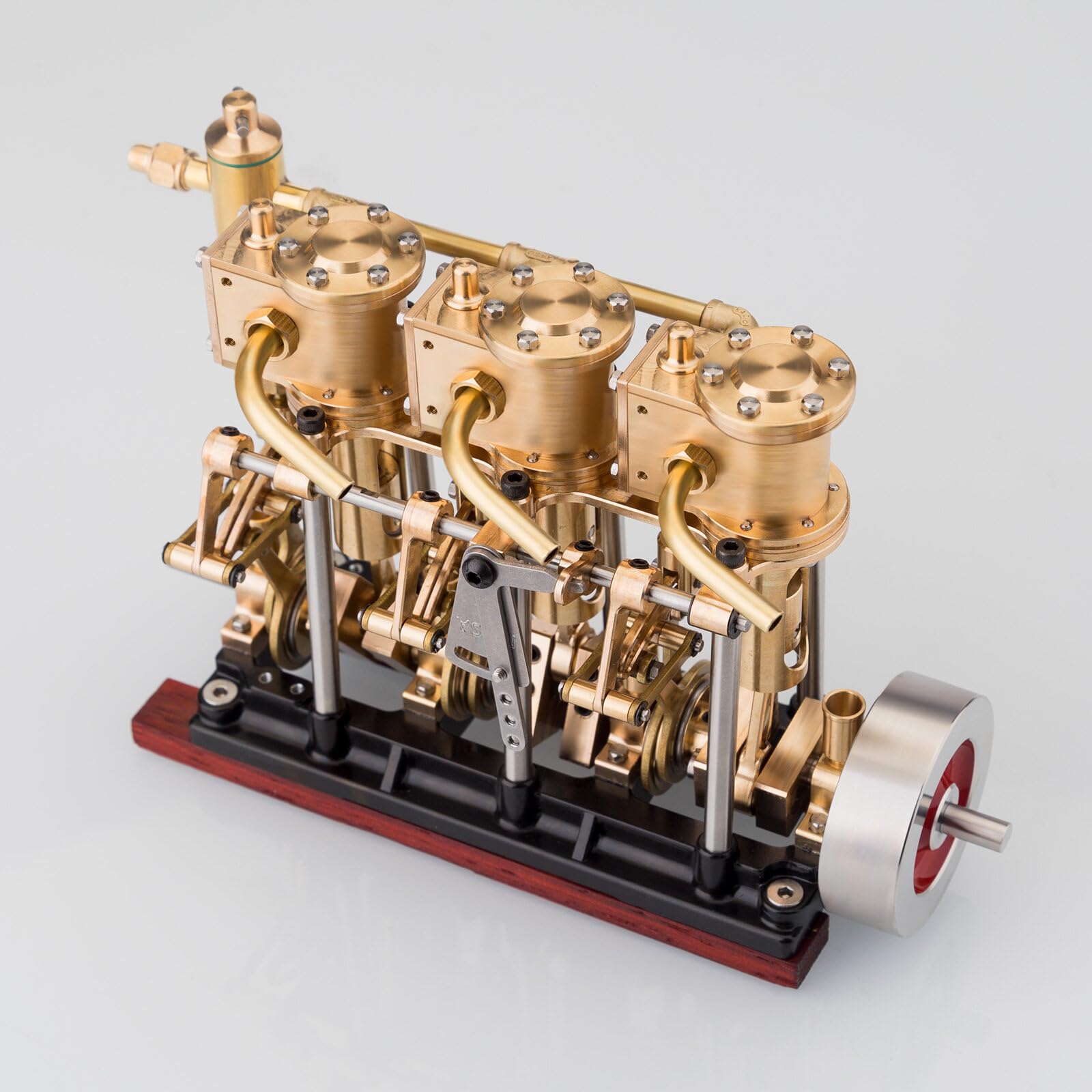 Stirlinga zestaw do montażu, zewnętrzny silnik spalinowy Sterling Engine, LS3-13S, pionowy trójcylindrowy silnik Sterling Edukacja, zestaw naukowy, zabawka
