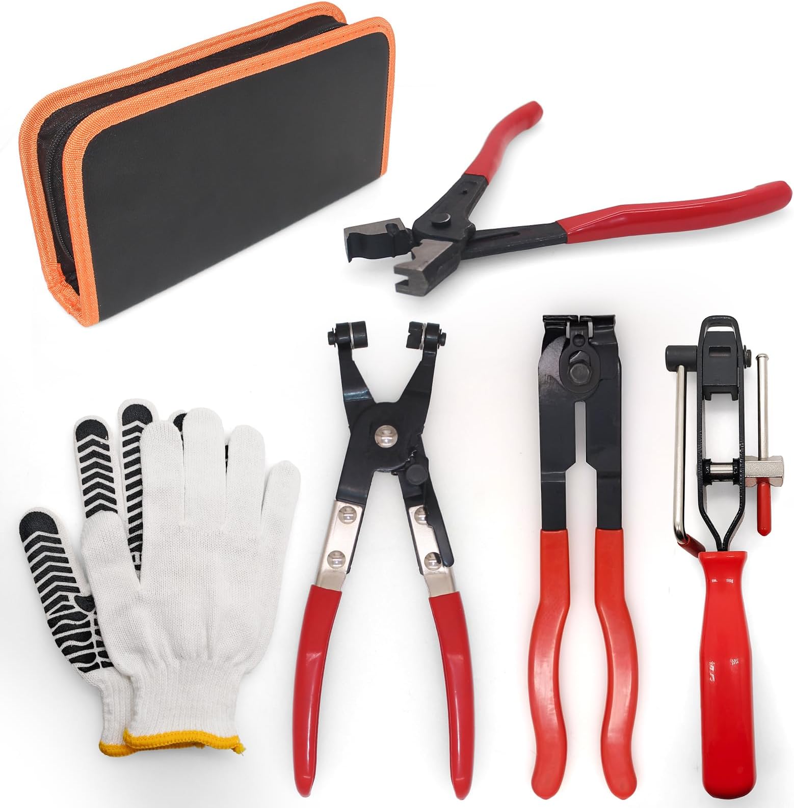 CV Joint Boot Clamp Pliers Hose Clamp Pliers ATV CV Axle Boot Clamp Pliers Clic-R Type Pliers Tool Set for Most Car
