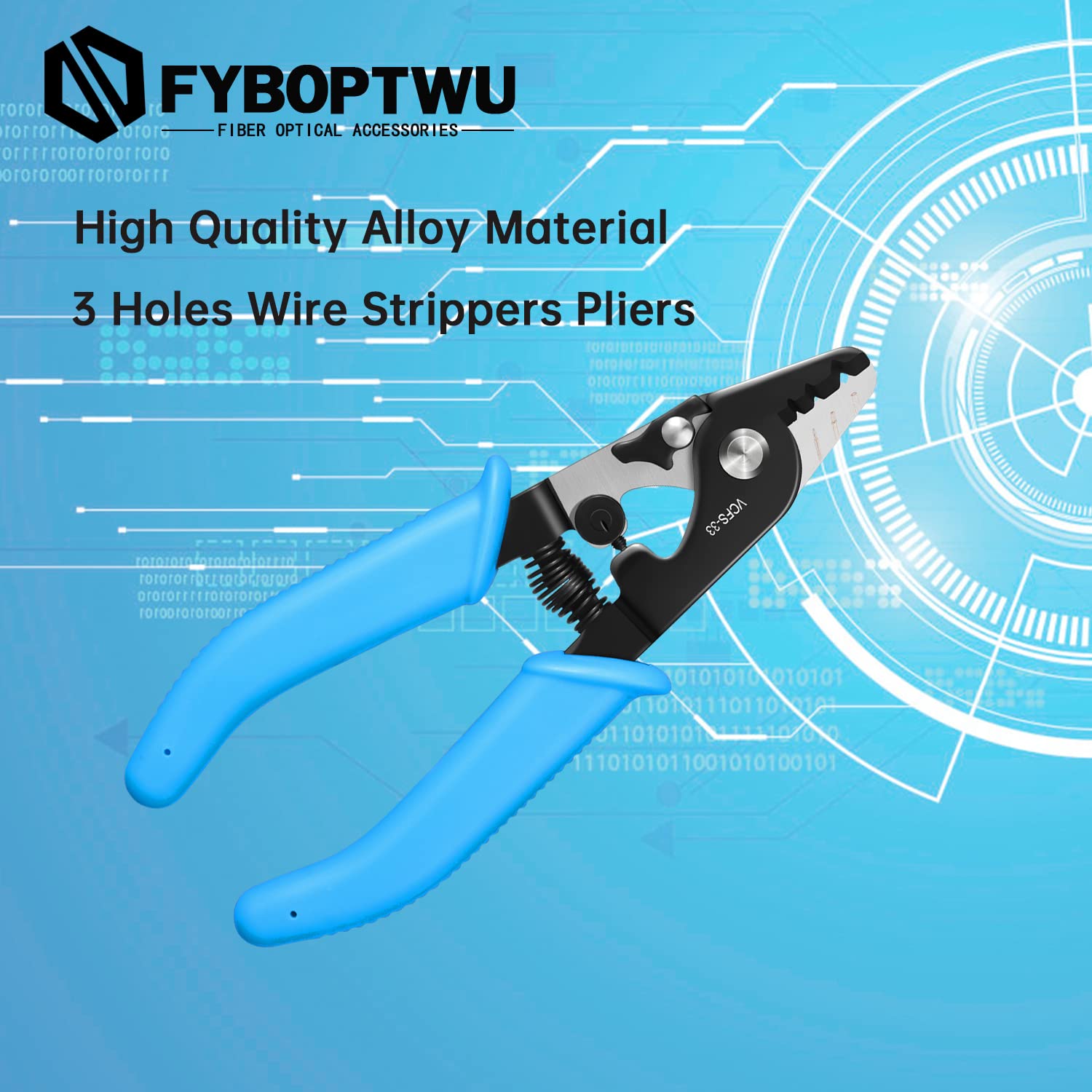 Fiber Optic Stripper Tool – 3-Port Adjustable For FTTH, FTTX & Industrial Use - View #12