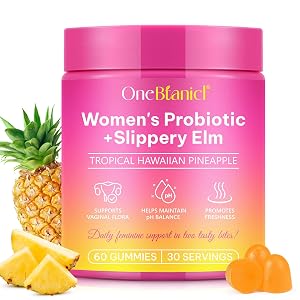 Feminine Probiotics Gummies Vaginal Women Probiotic Feminine Balance pH Gummies for Healthy Odor Improve Immune Support Vaginal Health