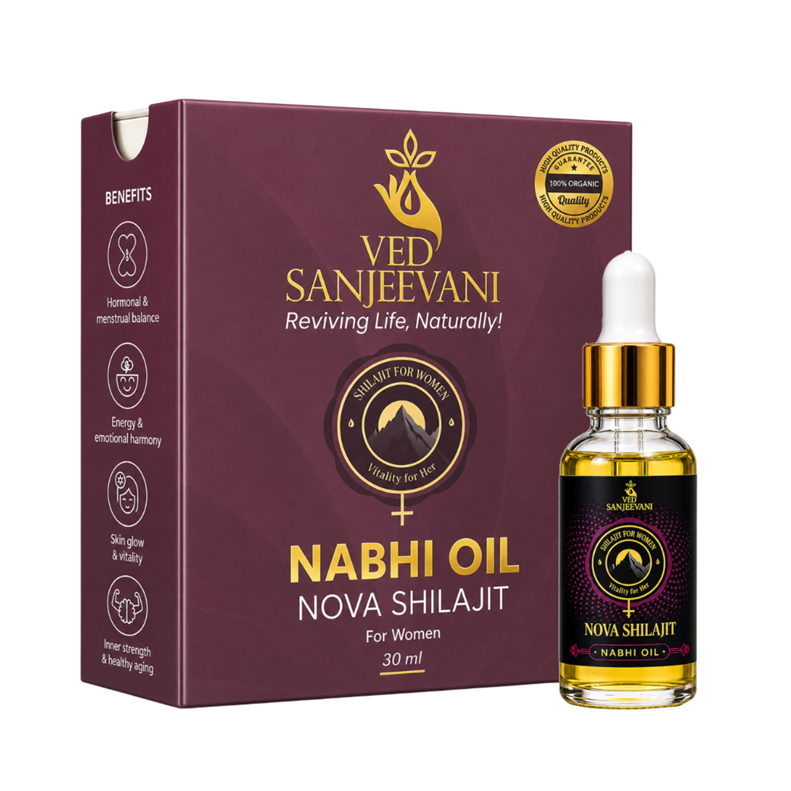 Nova Shilajit Nabhi Oil for Women-image-49