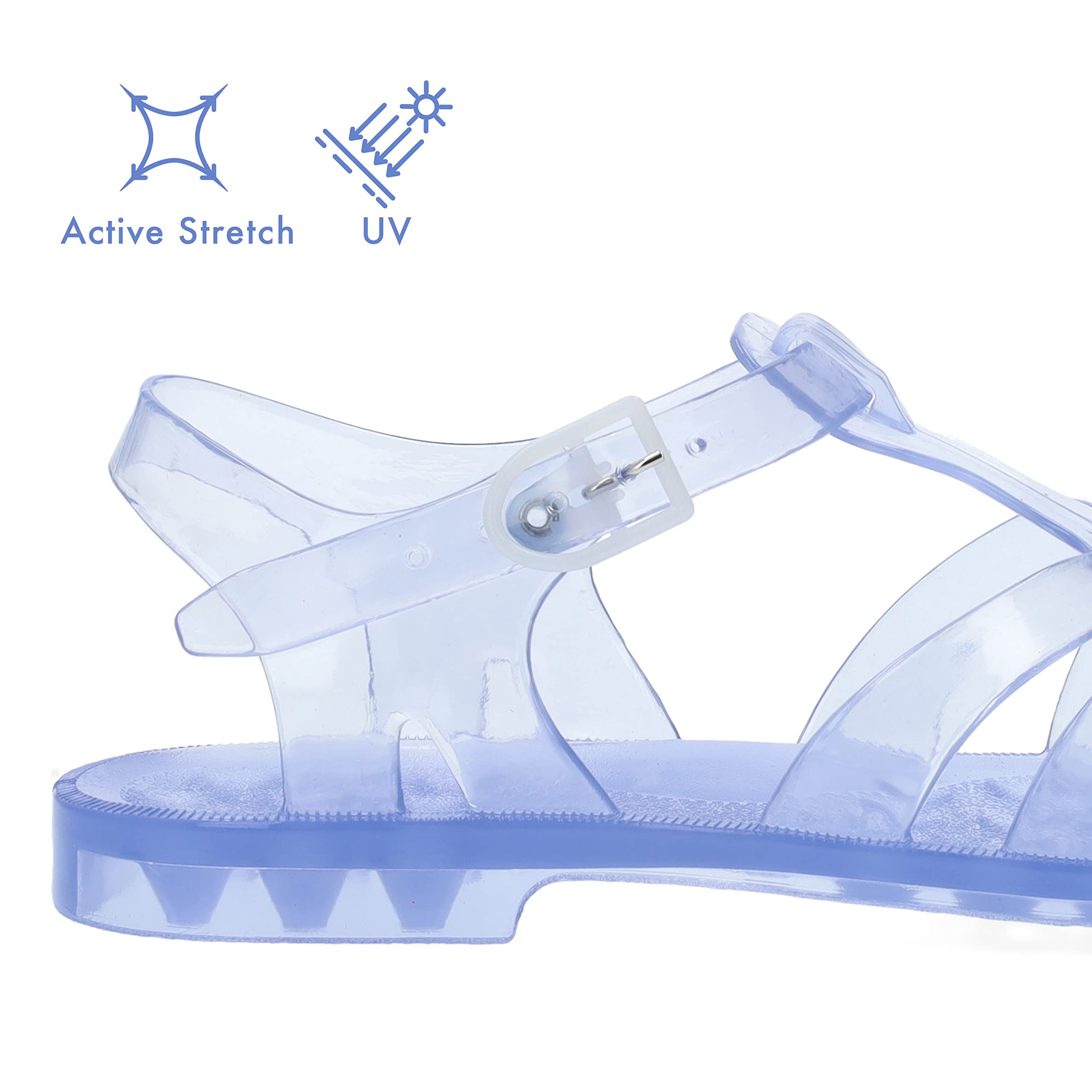 Andrés Machado AM188 - Sandali in PVC con Fibbia - Sandali Estivi Unisex - Donna e Uomo - Taglie dalla 35 EU alla 48 EU