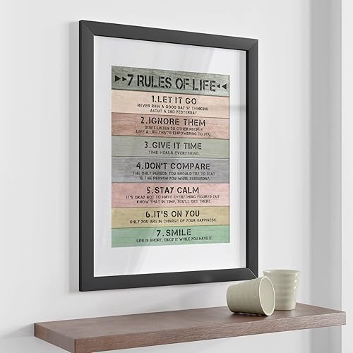 Vista 9 de Motivational Wall Art - Office Wall Art & Decor - Motivational Poster - Classroom Posters - Inspirational Quotes for Home Office, Bedroom, Bathroom