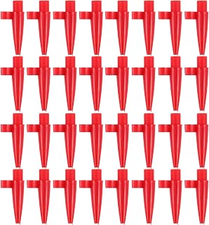Vaguelly 100pcs Plastic Inflator Nozzles for Air Mattress and Football
