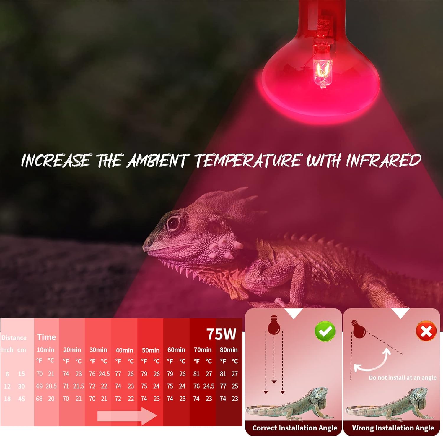 red light for lizards