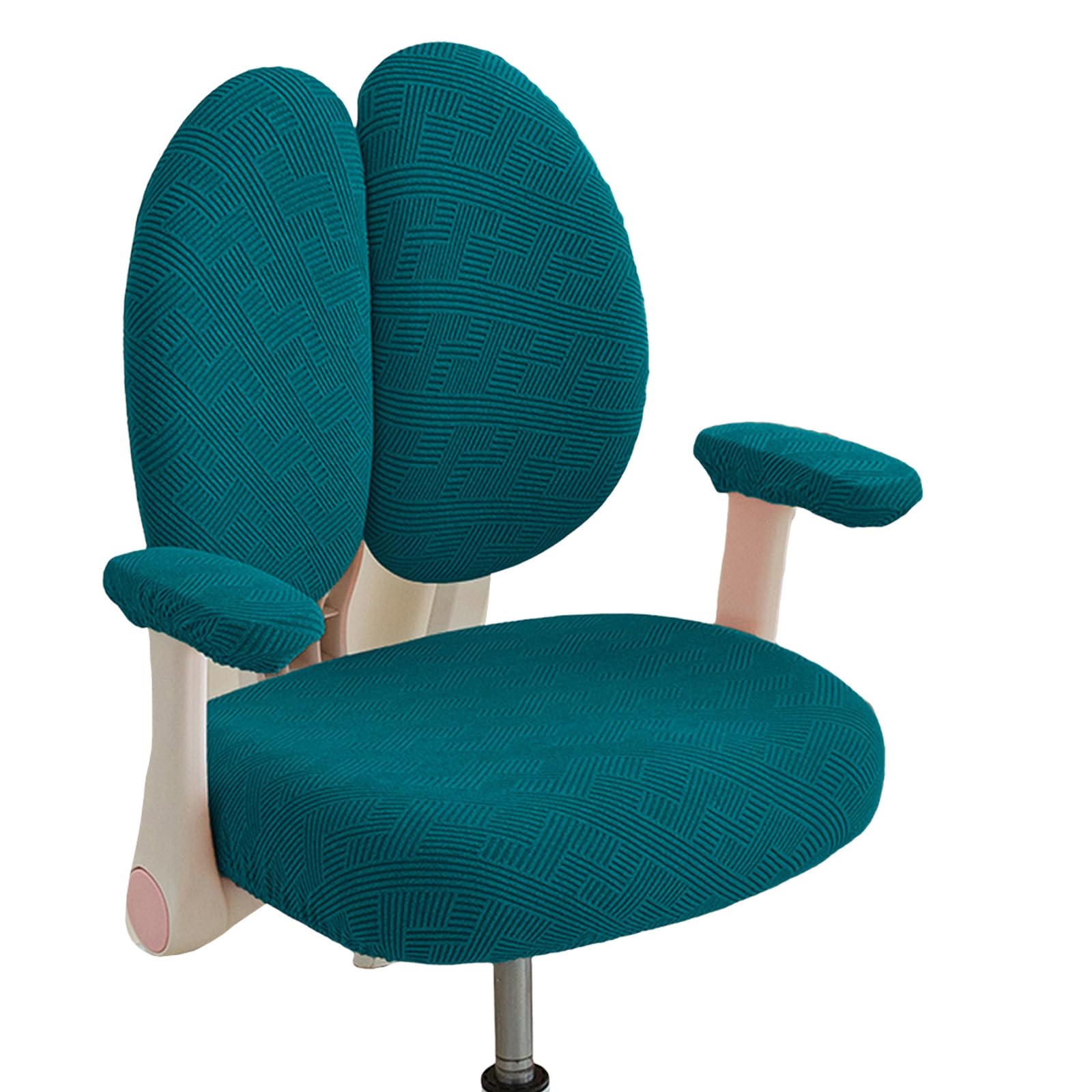 Buxuaaaa Polyester Chair Cover Set Seat Cushion and Backrest Spill Resistant for Home Dining or Workspaces Machine Washable Elastics Chair Cover Set