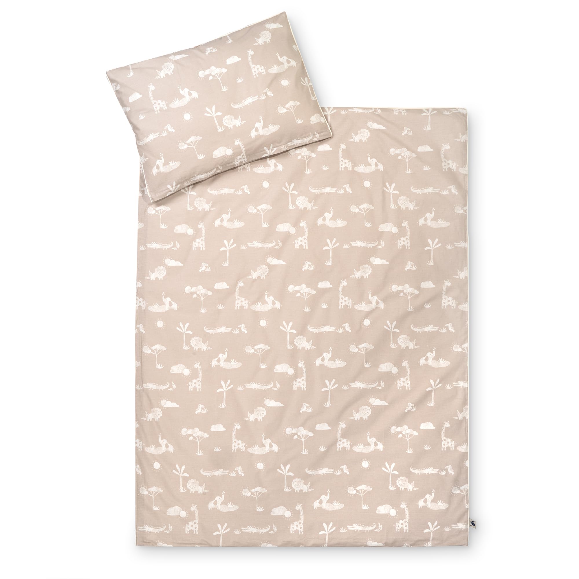 Julius Zöllner Bettwäsche Organic Jungle Dream, Gr. 100x135 und 40x60 cm, Kinderbettwäsche, Schadstoffgeprüft