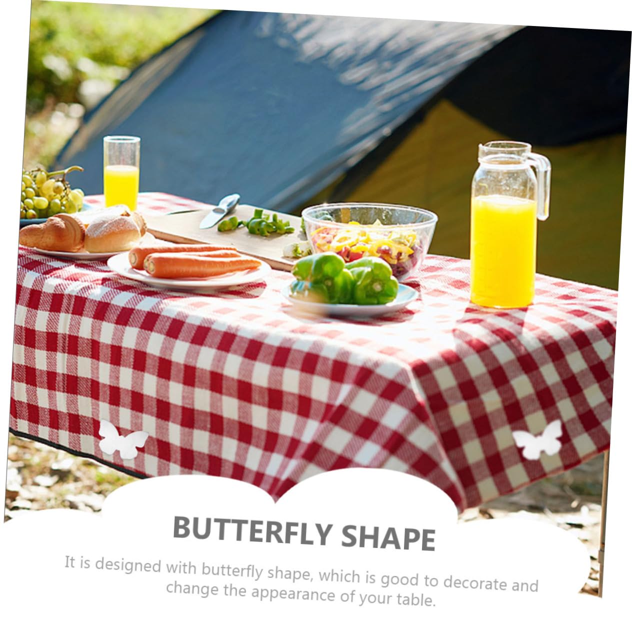 VALICLUD 6 Stück Edelstahl Tischdeckenklammern als Tischstoffgewichte mit Magnetischer Befestigung für Outdoor Banquets und Windfeste Dekoration