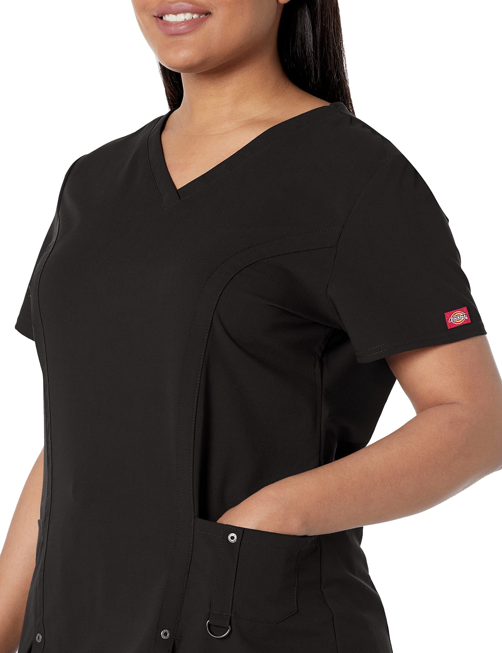 Dickies Xtreme Stretch Women Scrubs Top V-Neck 82851
