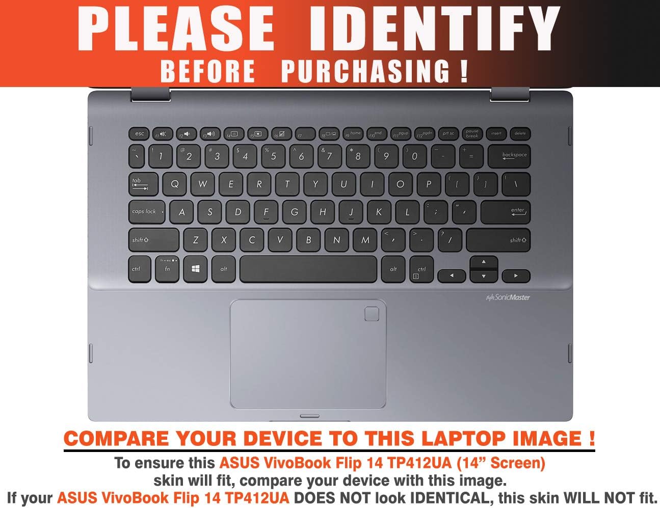 Decalrus - Protective Decal Skin Sticker for Asus VivoBook Flip 14 TP412UA (14" Screen) case Cover wrap ASvivobkFlip14_tp412ua-4