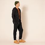 Amazon Essentials Men's Big & Tall Full-Zip Hooded Fleece Sweatshirt, Black, 4X