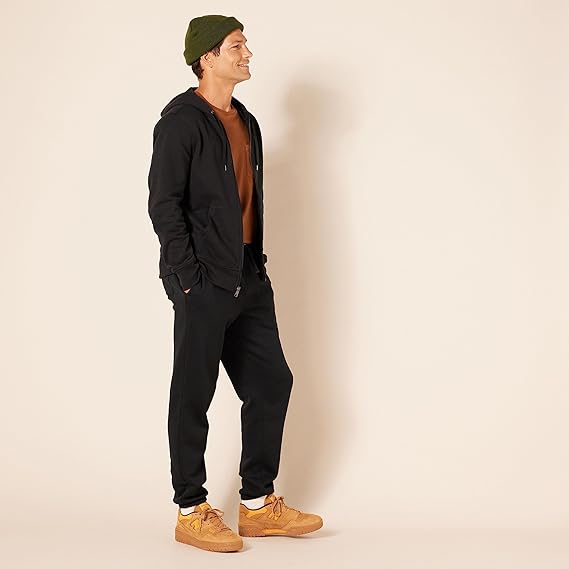 Amazon Essentials Men's Full-Zip Fleece Hoodie Sweatshirt (Available in Big & Tall)