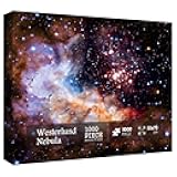 Space Puzzle 1000 Pieces Adult, Solar System Galaxy Puzzle, Hubble-Westerlund 2 Planets Star Nebula Universe Picture Jigsaw Puzzle