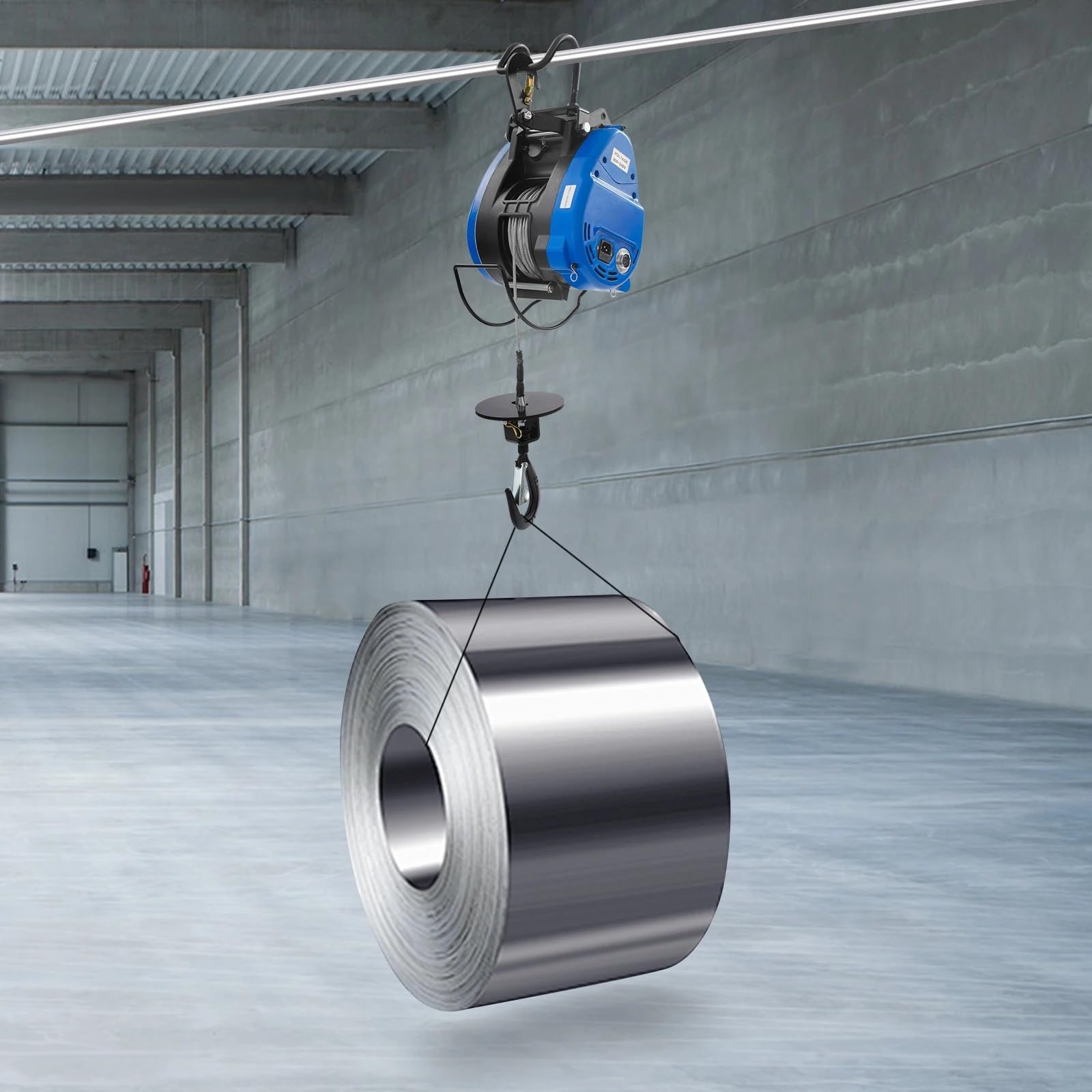 Seilhebezug 30 Meter elektrische Hebewinde, 250 kg, kabelgebunden, mit Fernbedienung, tragbarer Hängekran, kleine Motoren flaschenzug